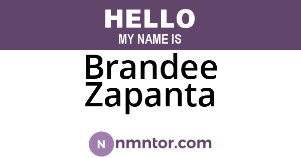 Brandee Zapanta