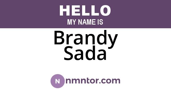 Brandy Sada