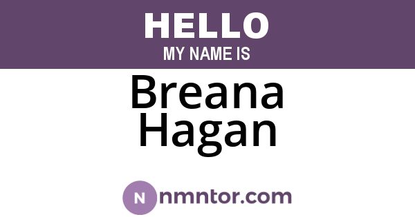 Breana Hagan