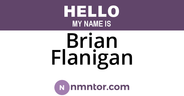 Brian Flanigan