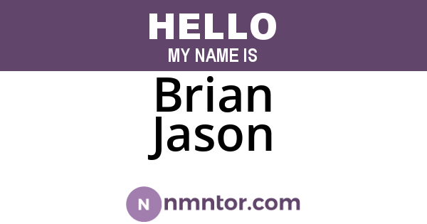 Brian Jason