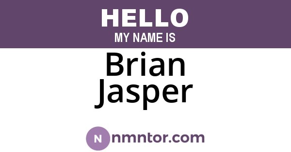 Brian Jasper