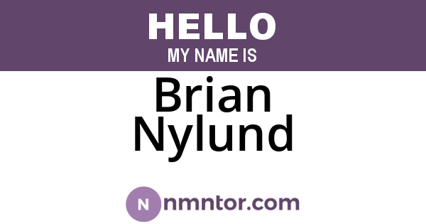Brian Nylund