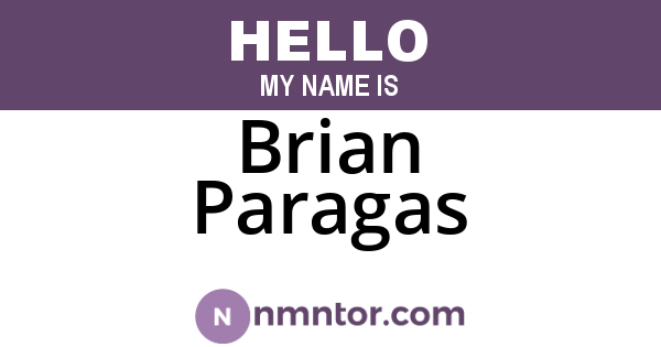 Brian Paragas