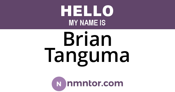 Brian Tanguma