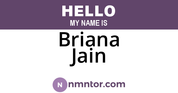 Briana Jain