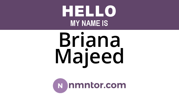 Briana Majeed