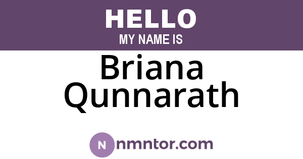 Briana Qunnarath