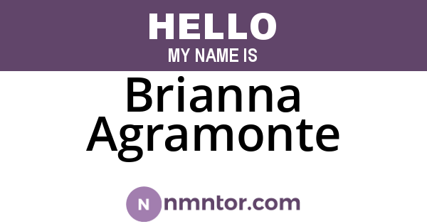Brianna Agramonte