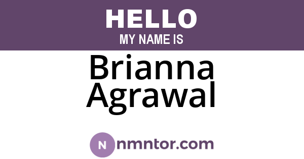 Brianna Agrawal