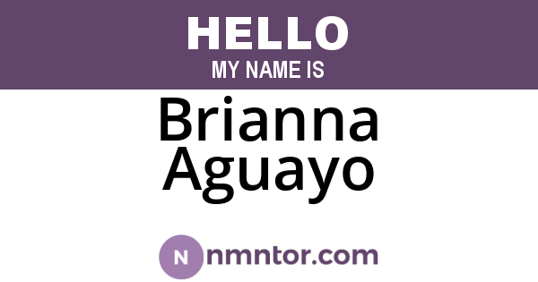 Brianna Aguayo