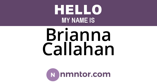 Brianna Callahan