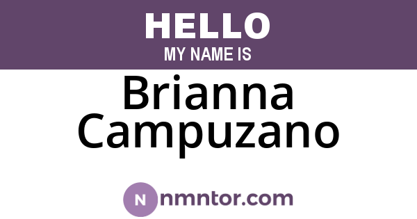 Brianna Campuzano