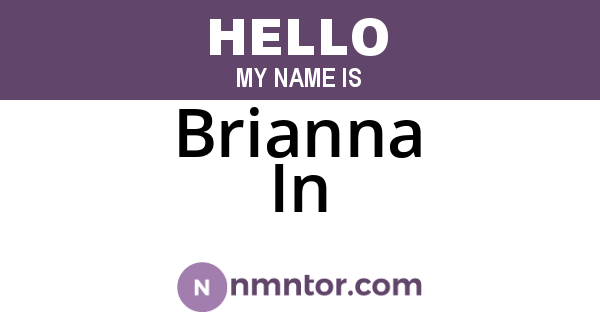 Brianna In