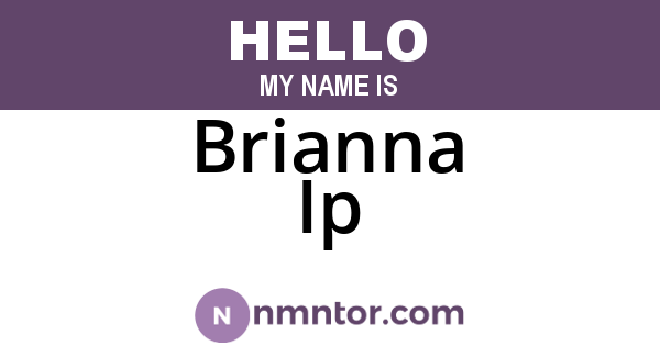 Brianna Ip
