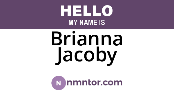 Brianna Jacoby