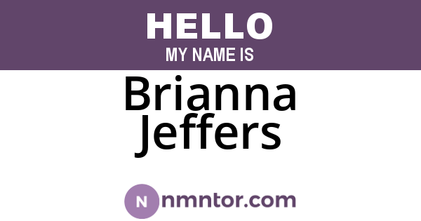 Brianna Jeffers