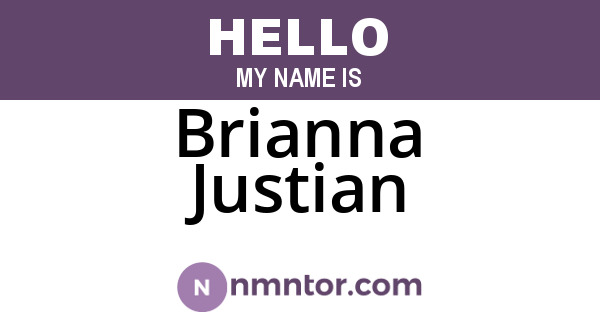 Brianna Justian