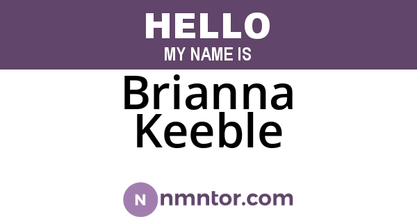 Brianna Keeble