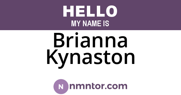 Brianna Kynaston