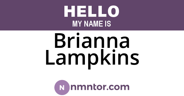 Brianna Lampkins