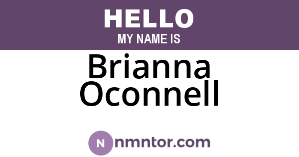 Brianna Oconnell