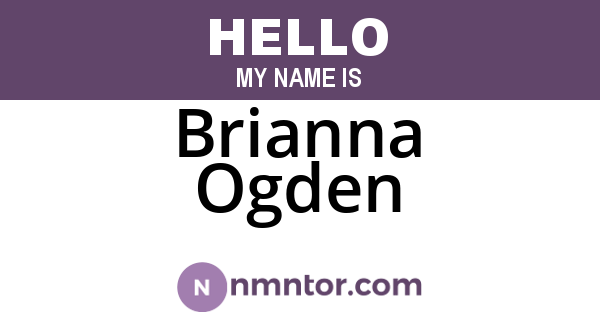 Brianna Ogden