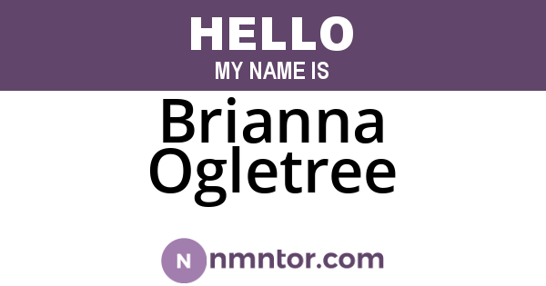 Brianna Ogletree
