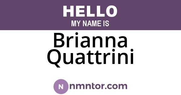 Brianna Quattrini