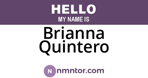 Brianna Quintero