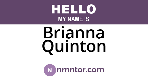 Brianna Quinton