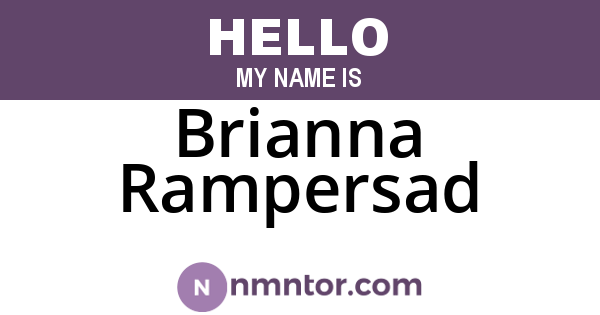 Brianna Rampersad