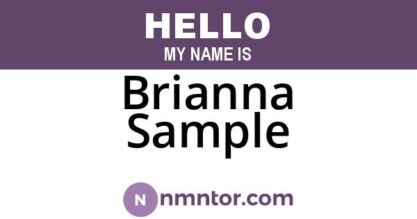 Brianna Sample