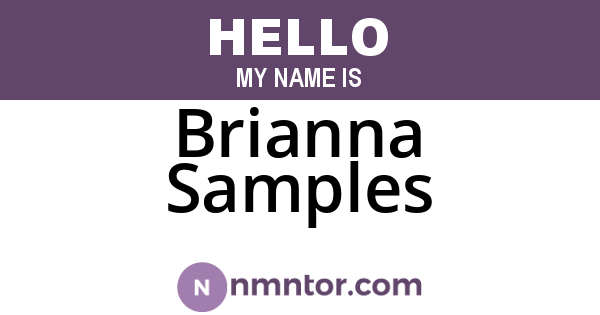 Brianna Samples