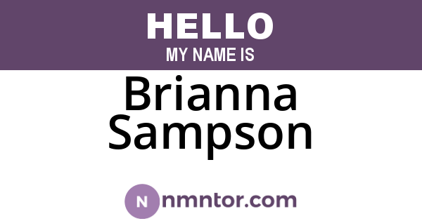 Brianna Sampson