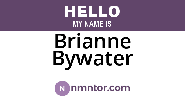 Brianne Bywater