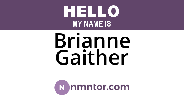 Brianne Gaither