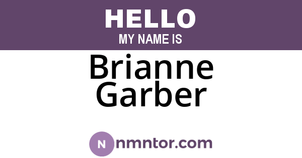 Brianne Garber