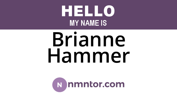 Brianne Hammer