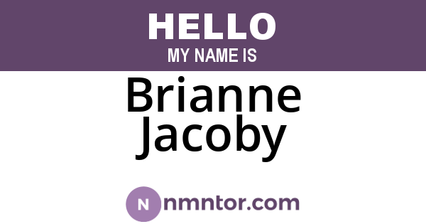 Brianne Jacoby
