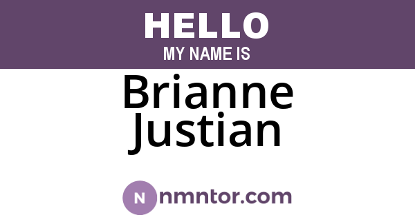 Brianne Justian