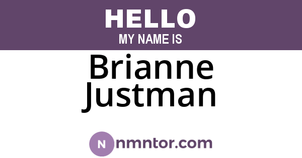 Brianne Justman