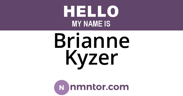 Brianne Kyzer