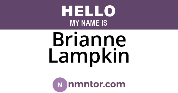 Brianne Lampkin