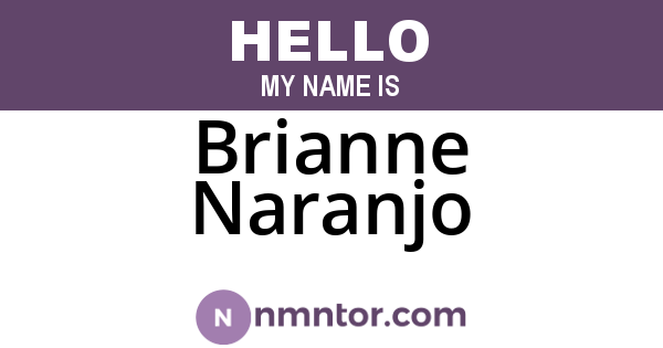 Brianne Naranjo