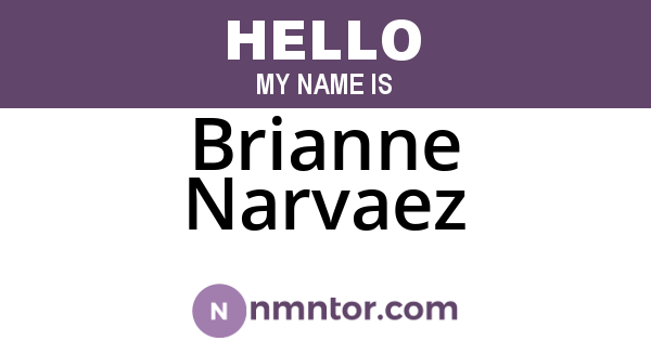 Brianne Narvaez