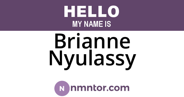 Brianne Nyulassy