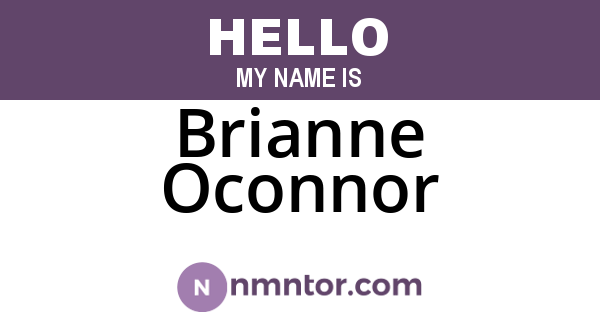Brianne Oconnor