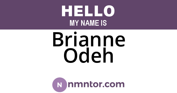 Brianne Odeh