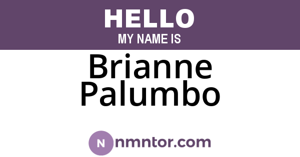 Brianne Palumbo